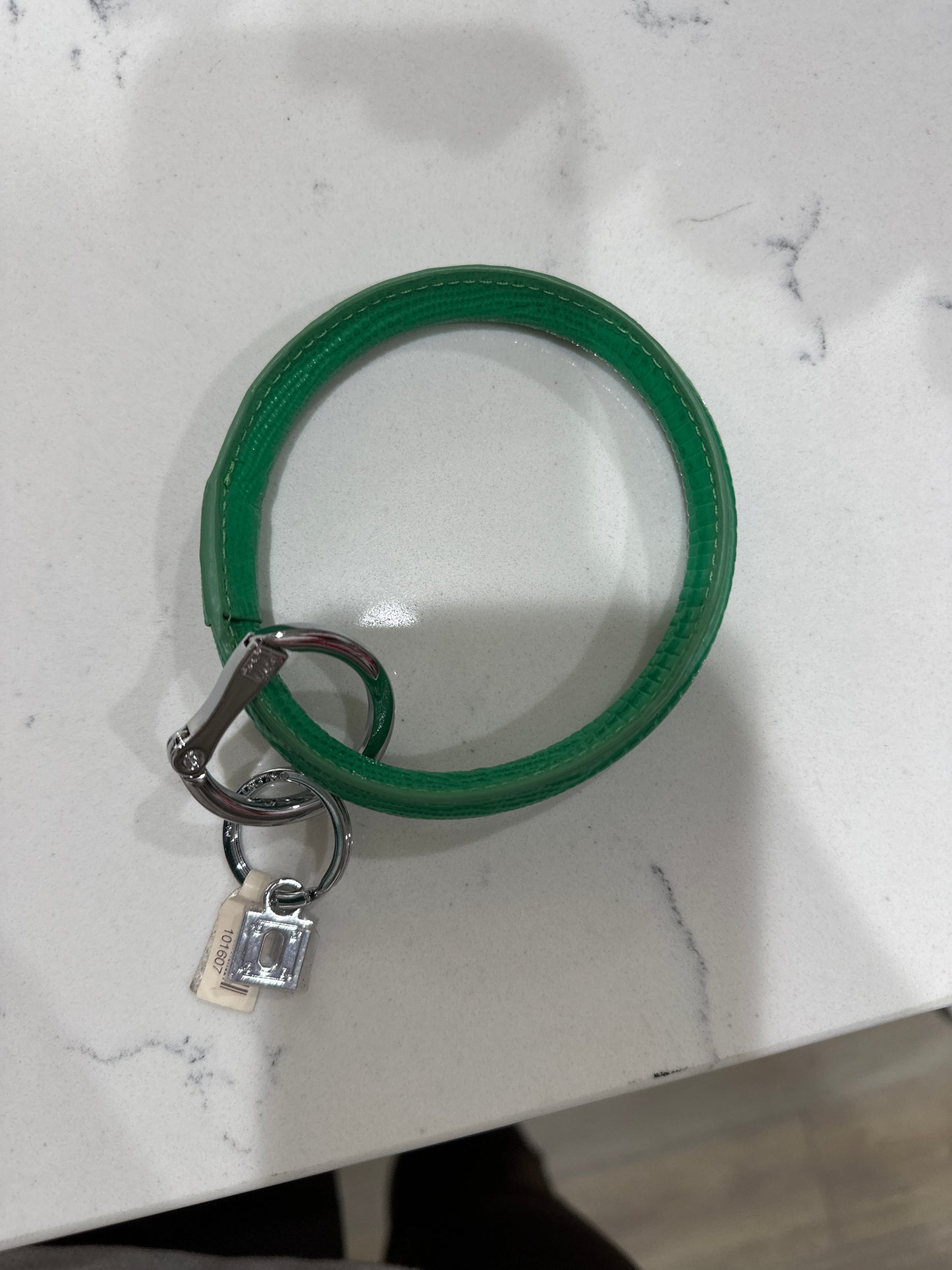 GREEN CROC RUSH KEY RING