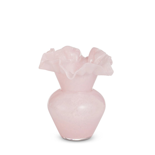 8.75" PALE PINK ORGANIC VASE