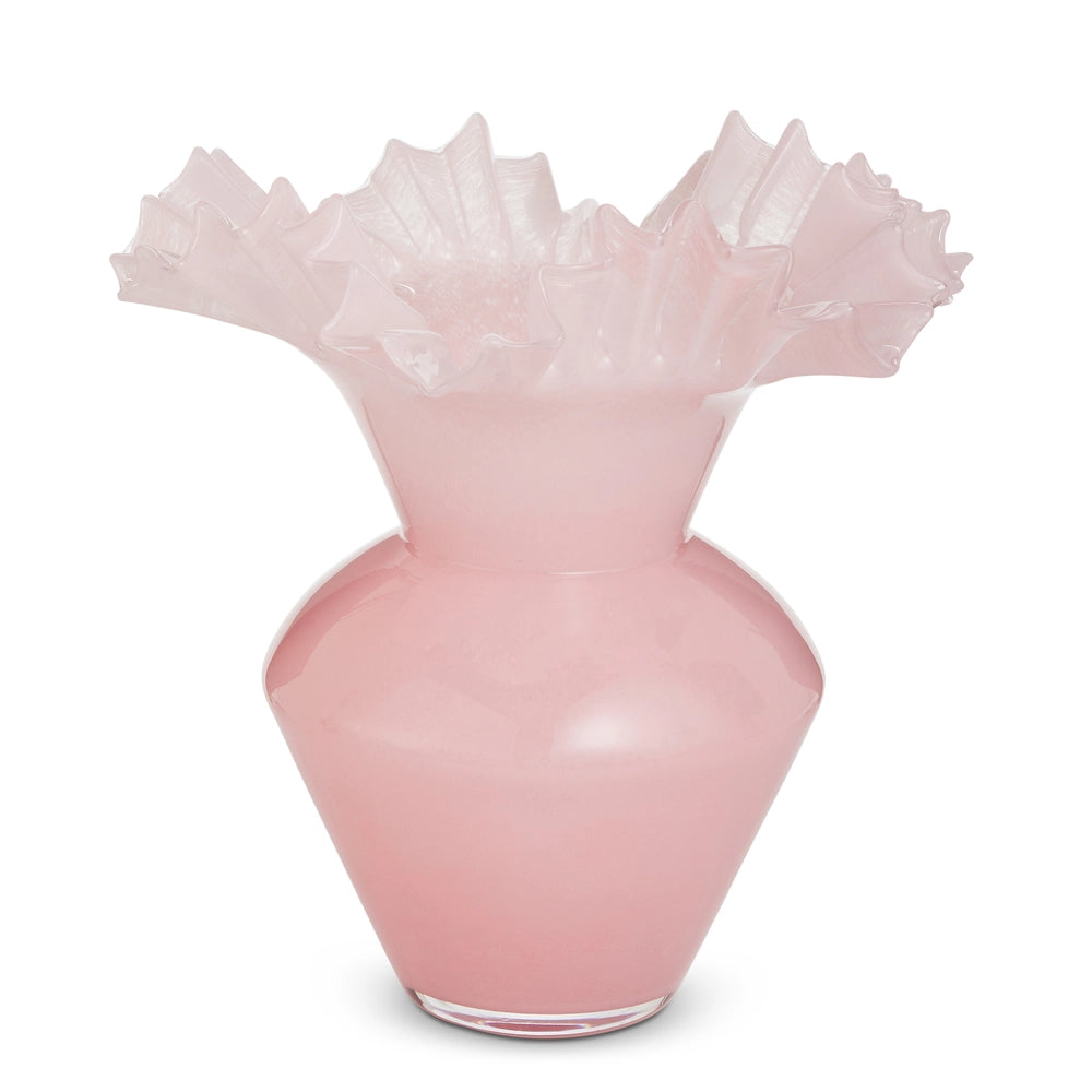 14.5" PINK ORGANIC VASE