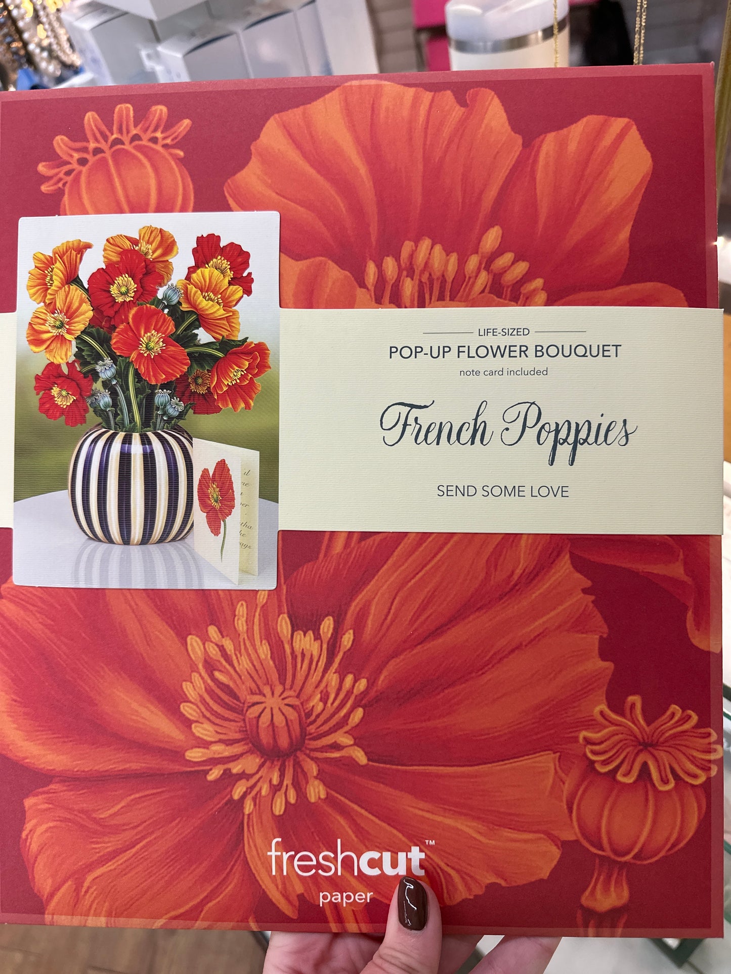 POP UP FLOWER BOUQUET - FRENCH POPPIES - Pharm Favorites by Economy Pharmacy