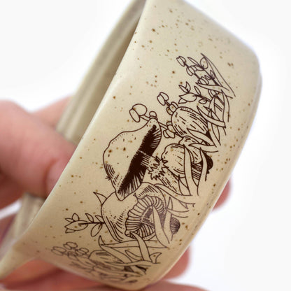 PYREX-INSPIRED FOREST FANCIES CASSEROLE CERAMIC TRINKET BOX