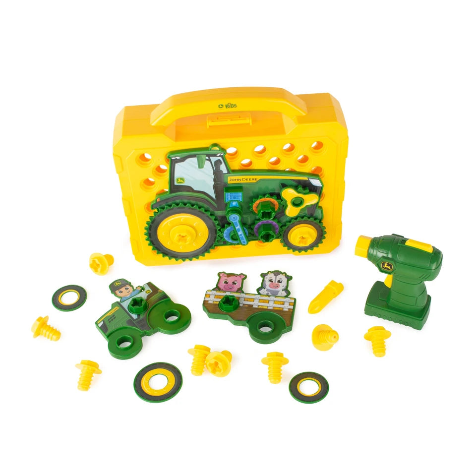 JOHN DEERE BUILD A BUDDY ACTIVITY BOARD AND DRILL