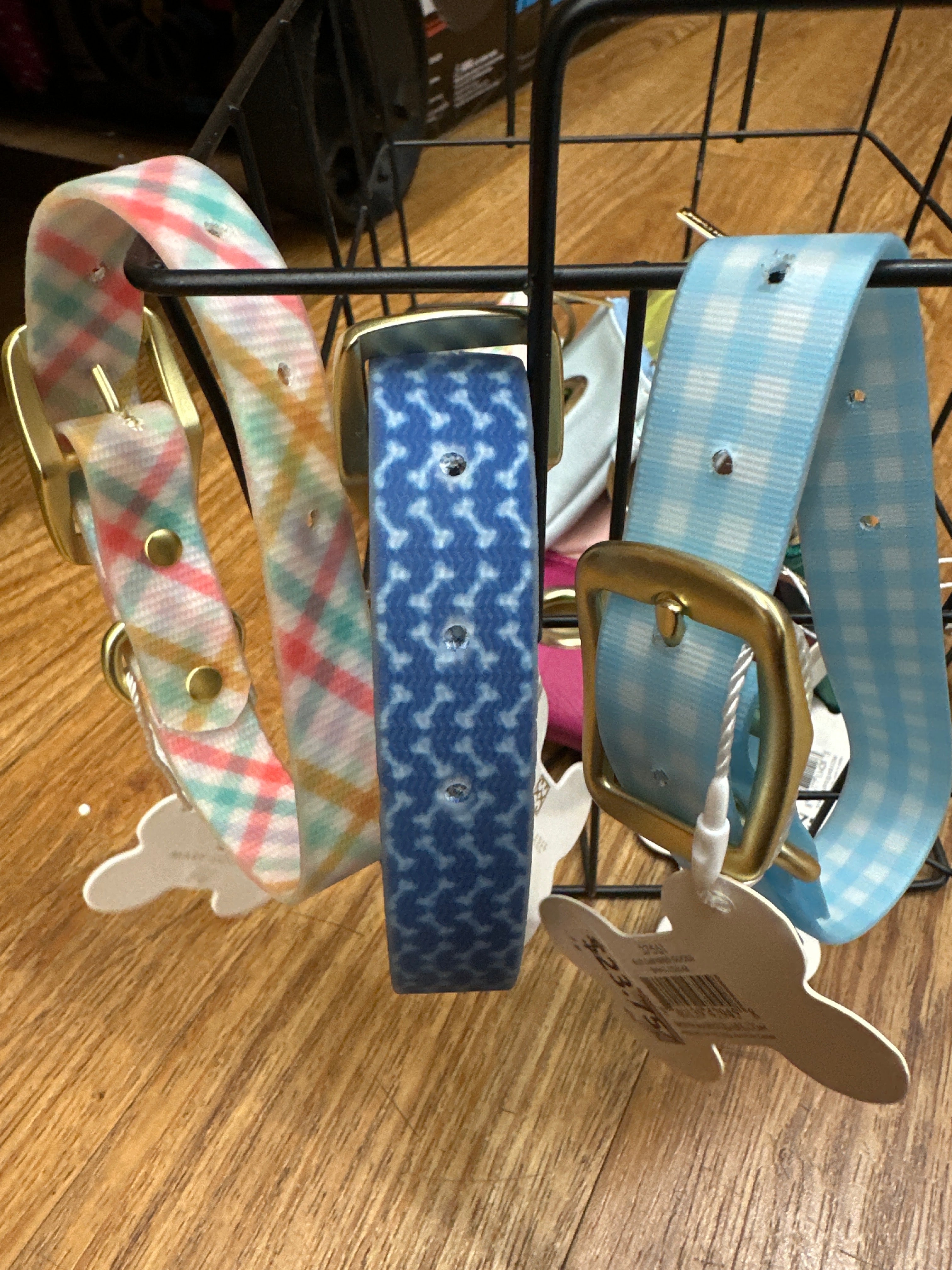 DOG COLLAR - HERRINGBONE - S