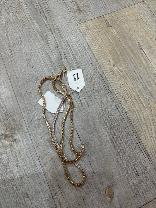 GOLD TENNIS NECKLACE