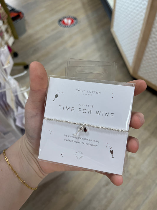 A LITTLE TIME FOR WINE BRACELET