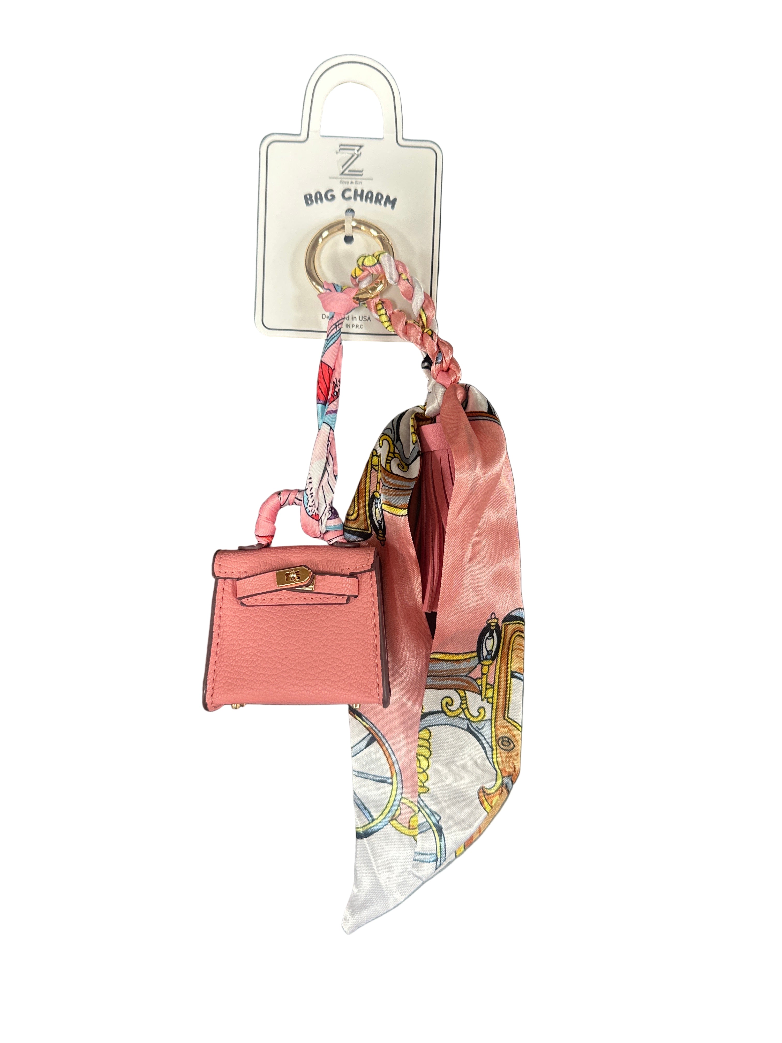 MINI BAG SCARF BAG CHARM