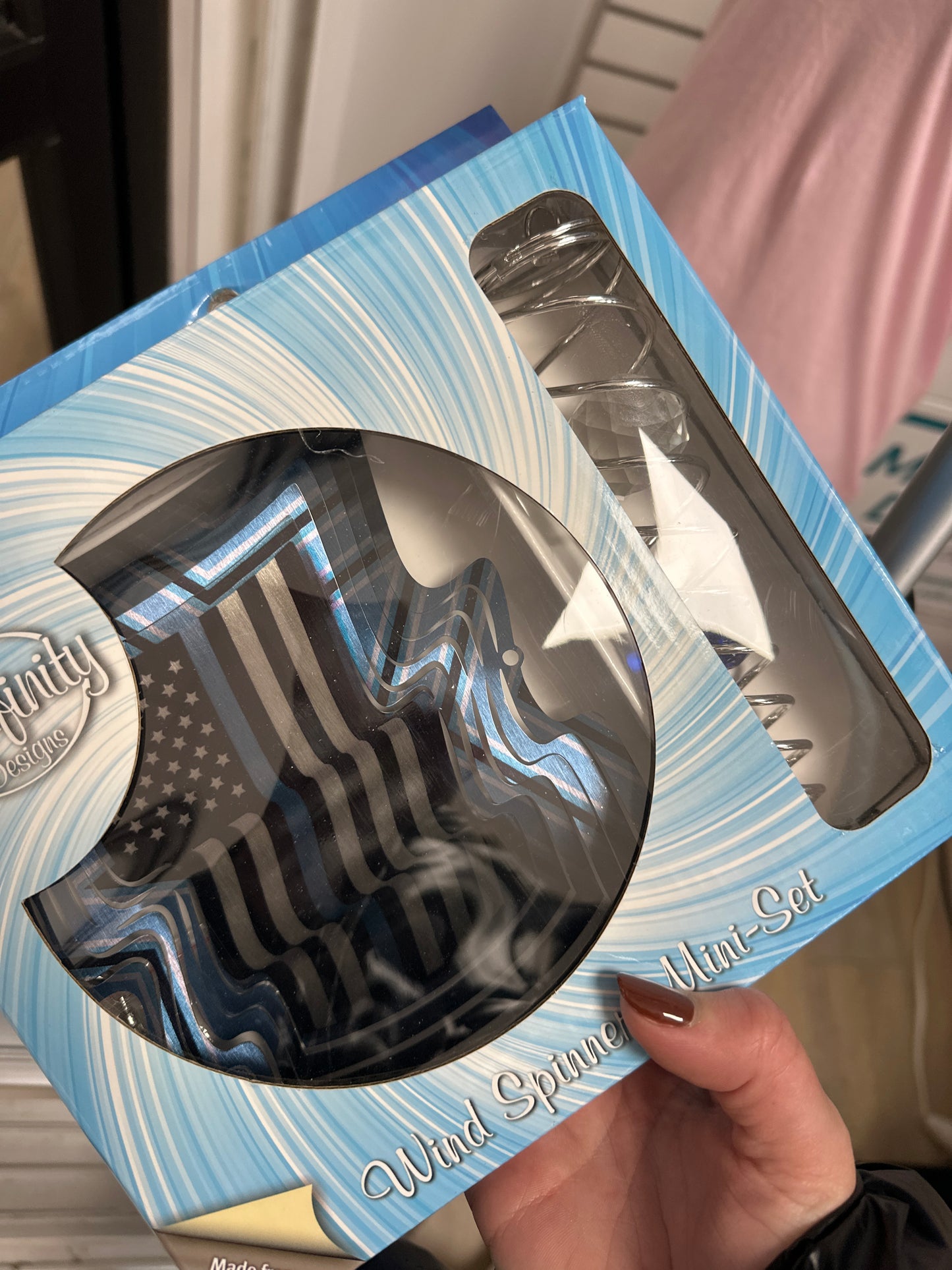 MINI SET W/TAIL - POLICE FLAG