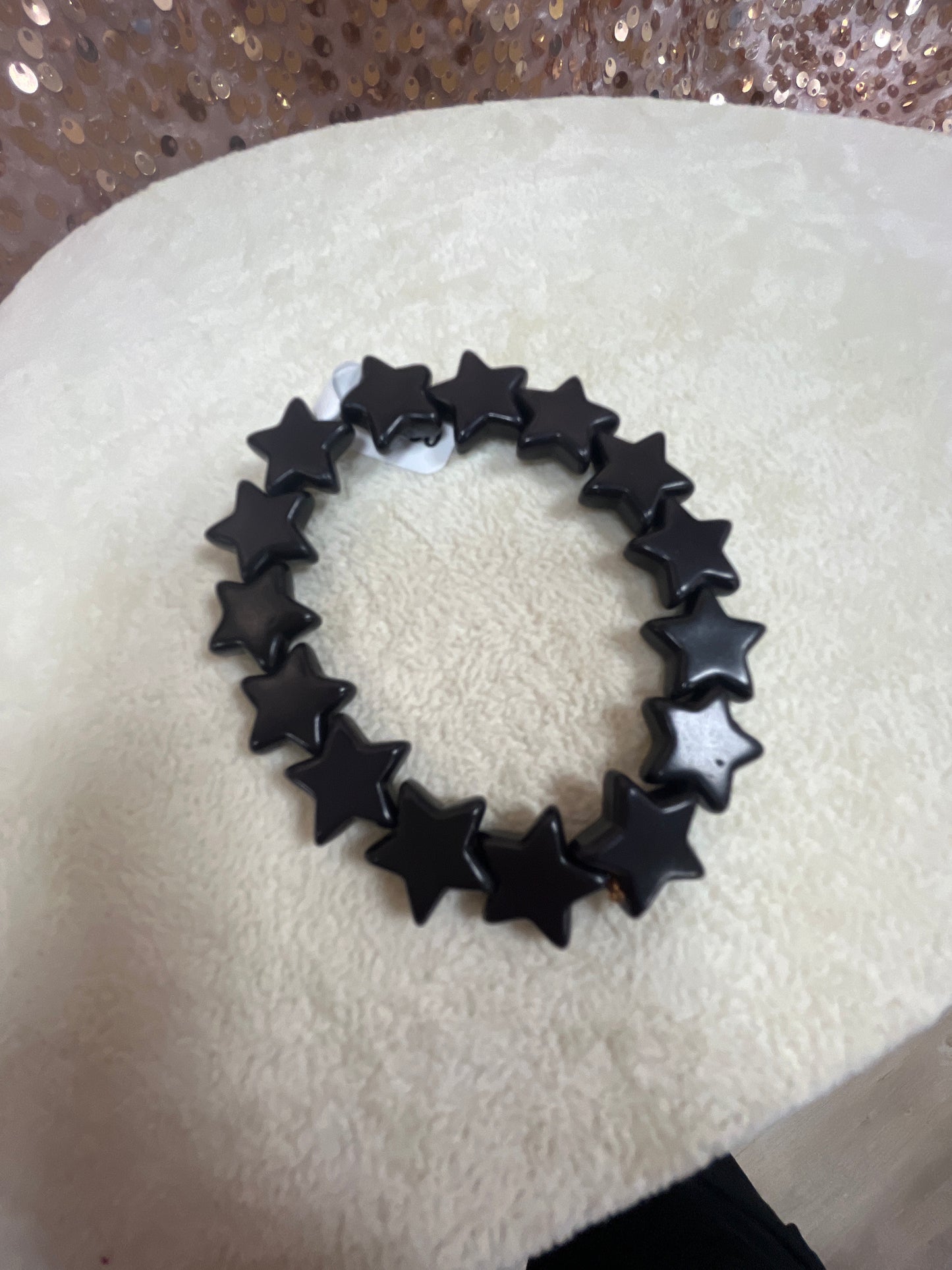 STAR BEADED STRETCHABLE BRACELET