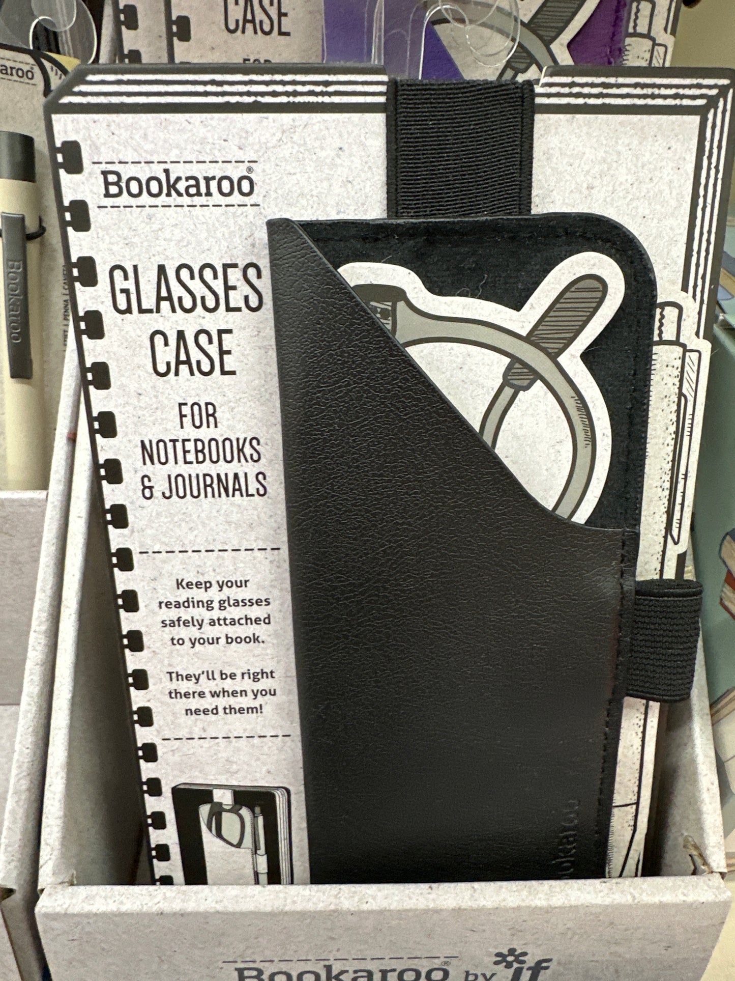 BOOKAROO GLASSES CASE - BLACK