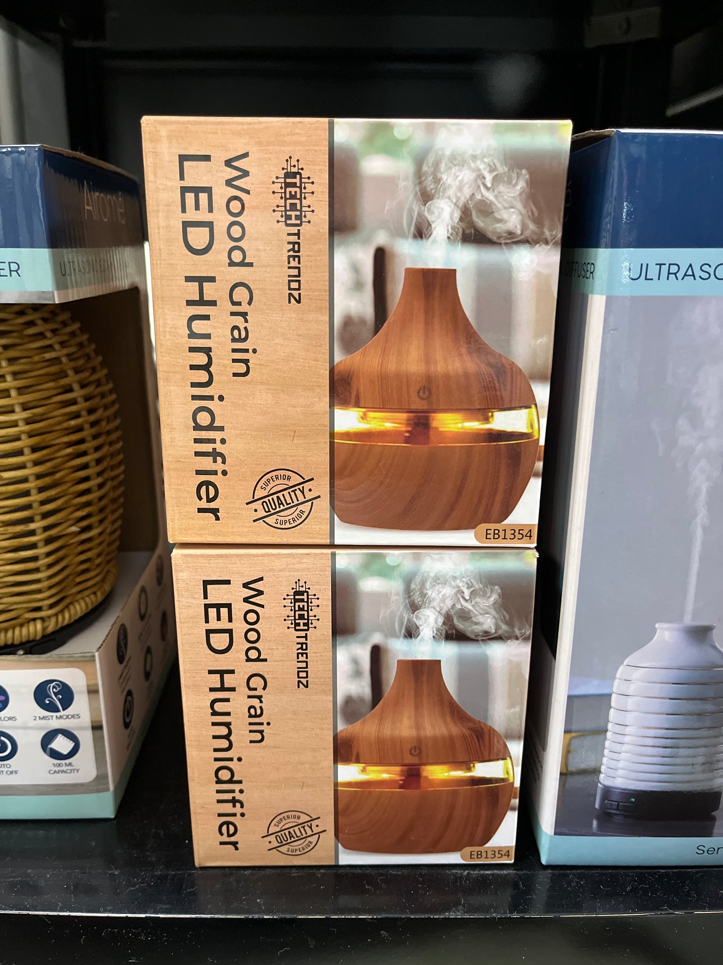 WOOD GRAIN LED HUMIDIFIER