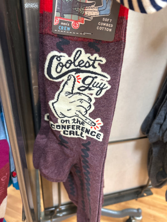 MEN'S CREW SOCKS - COOLEST GUY