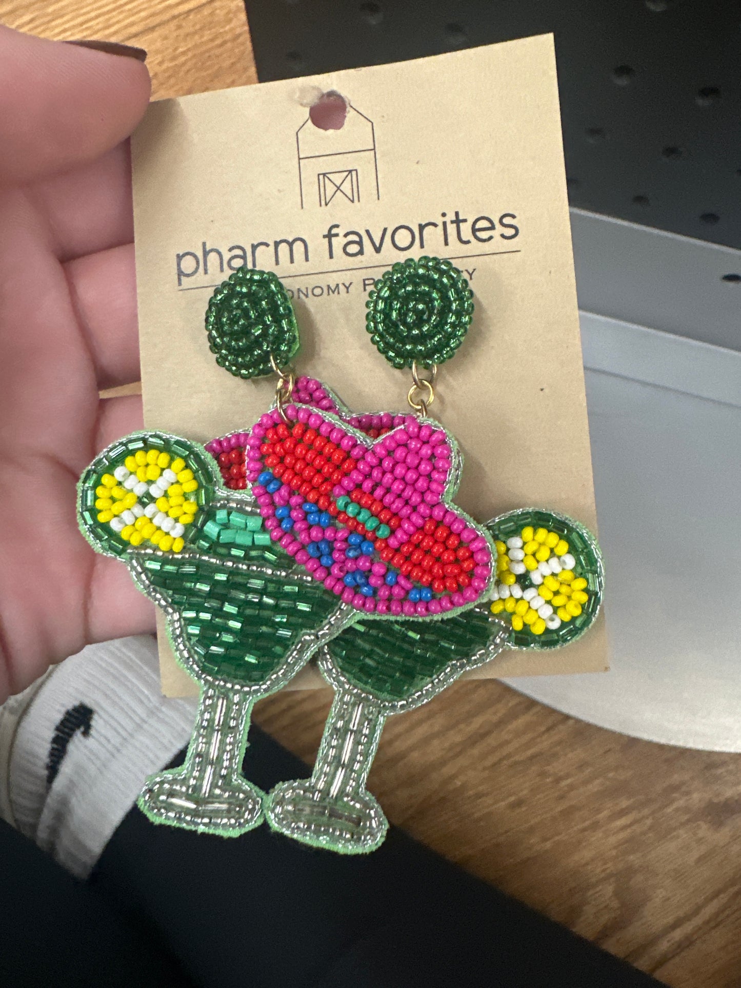 EMBELLISHED MARGARITA BEADED EARRINGS