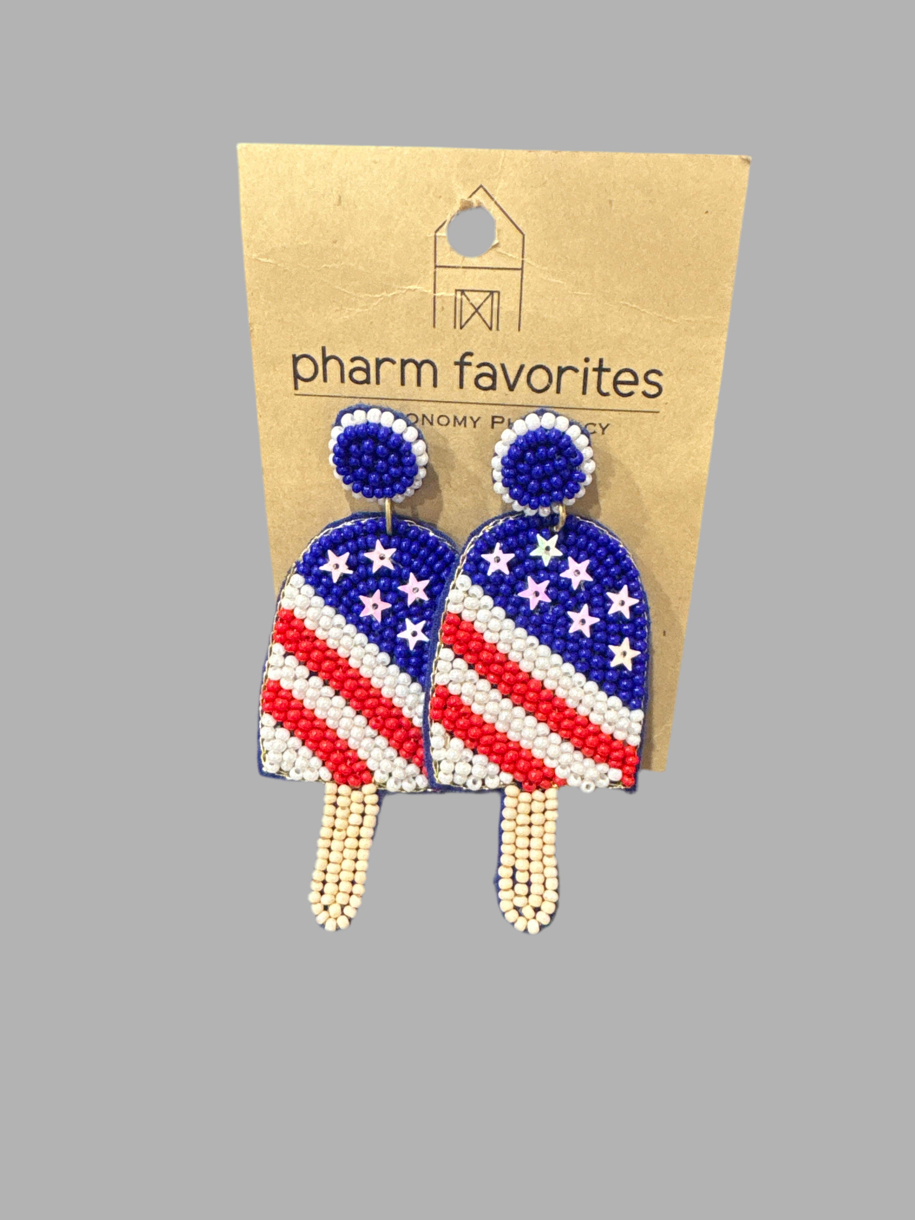 Patriotic Popsicle Earrings