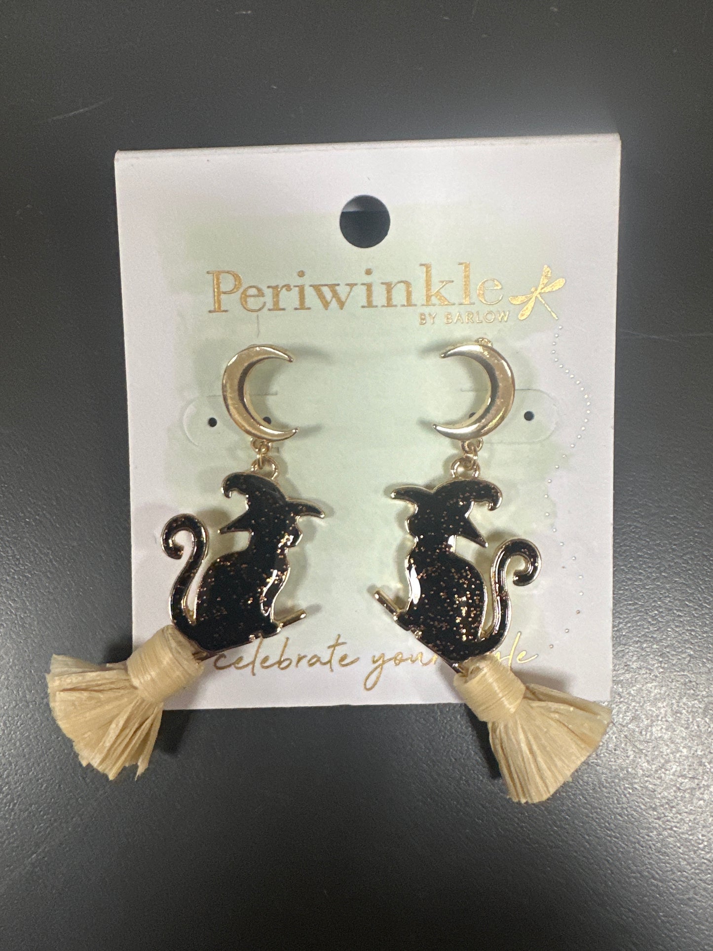 PERIWINKLE HALLOWEEN EARRINGS