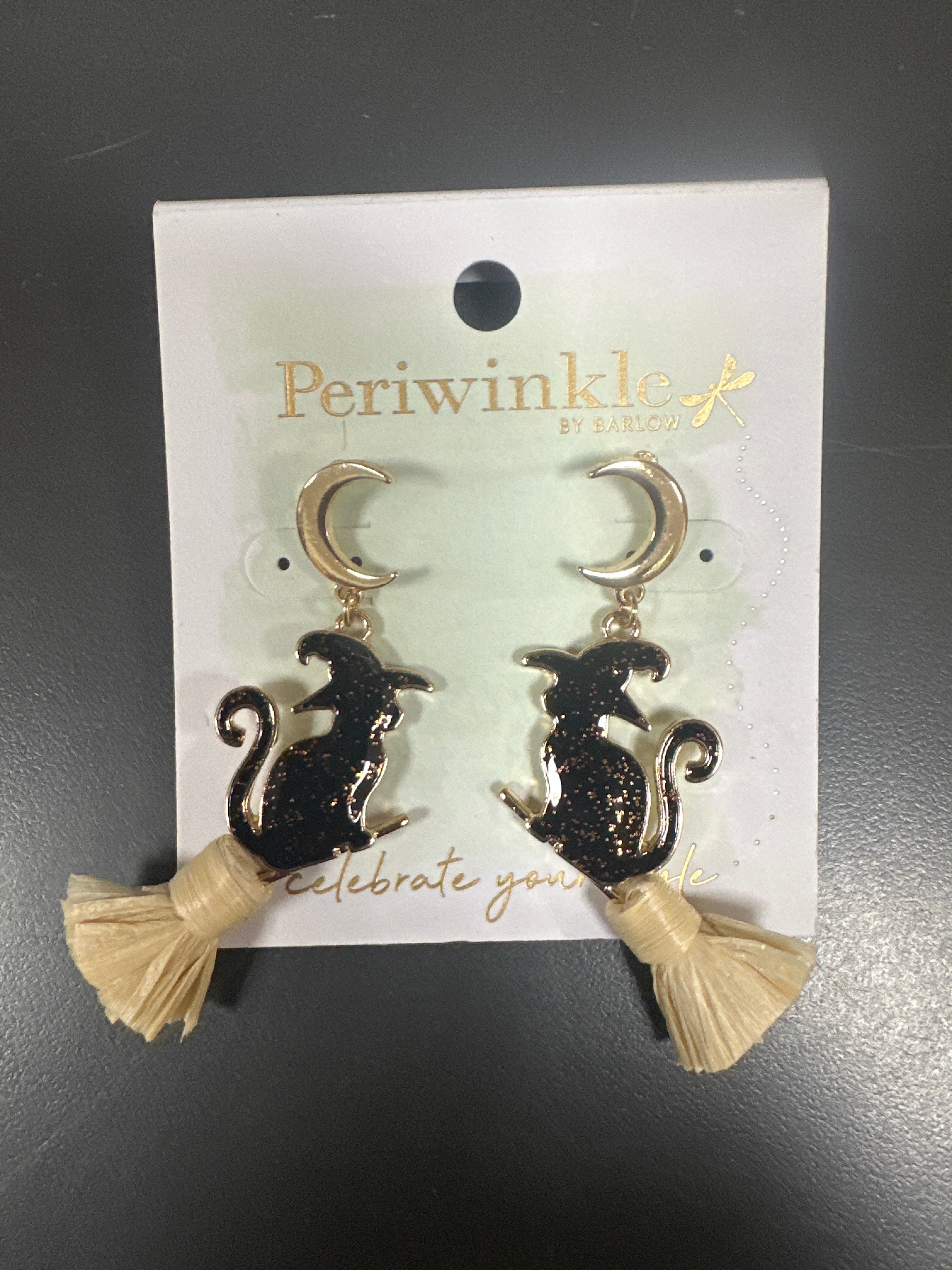 PERIWINKLE HALLOWEEN EARRINGS