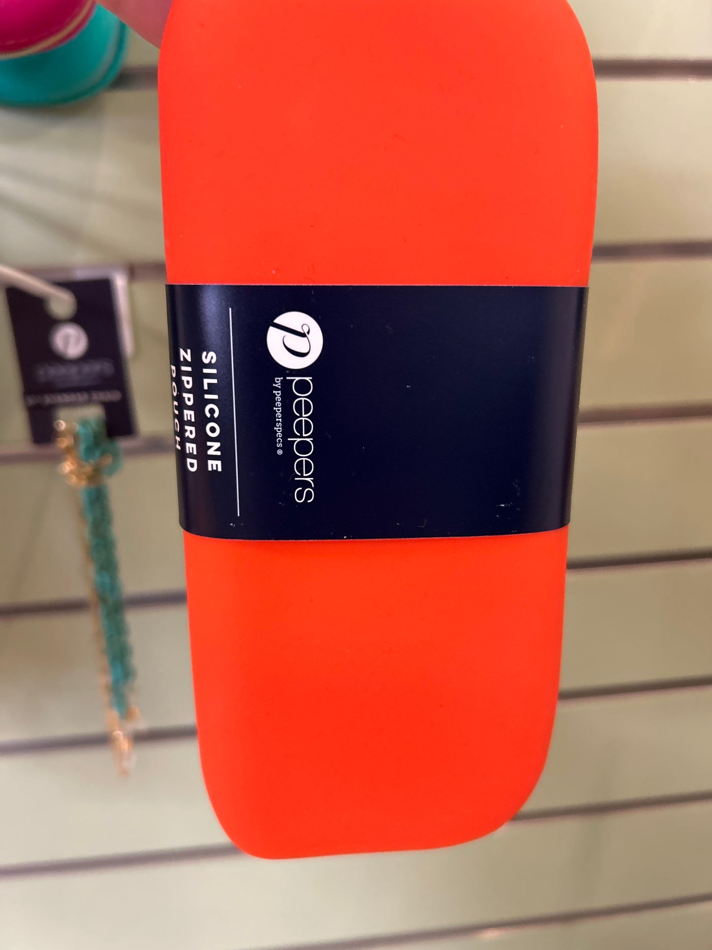 SILICONE EYEWEAR CASE - ORANGE
