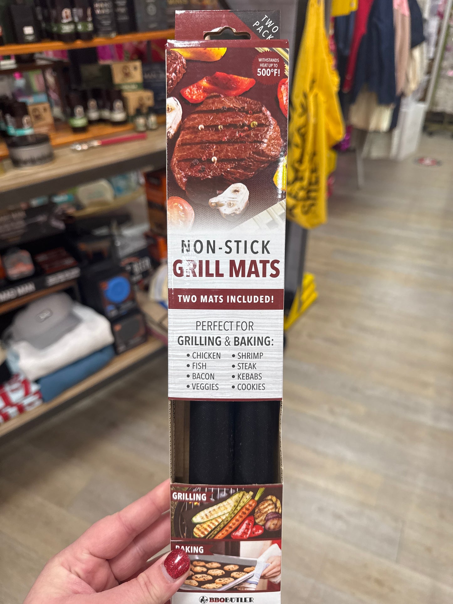 NONSTICK GRILL MATS 2PK