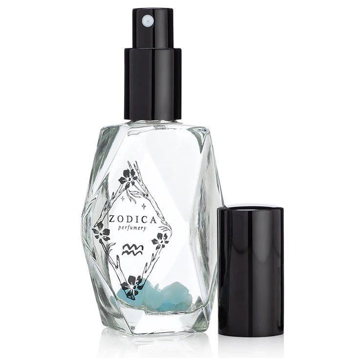 CRYSTAL INFUSED ZODIAC PERFUME - 1.7OZ - AQUARIUS