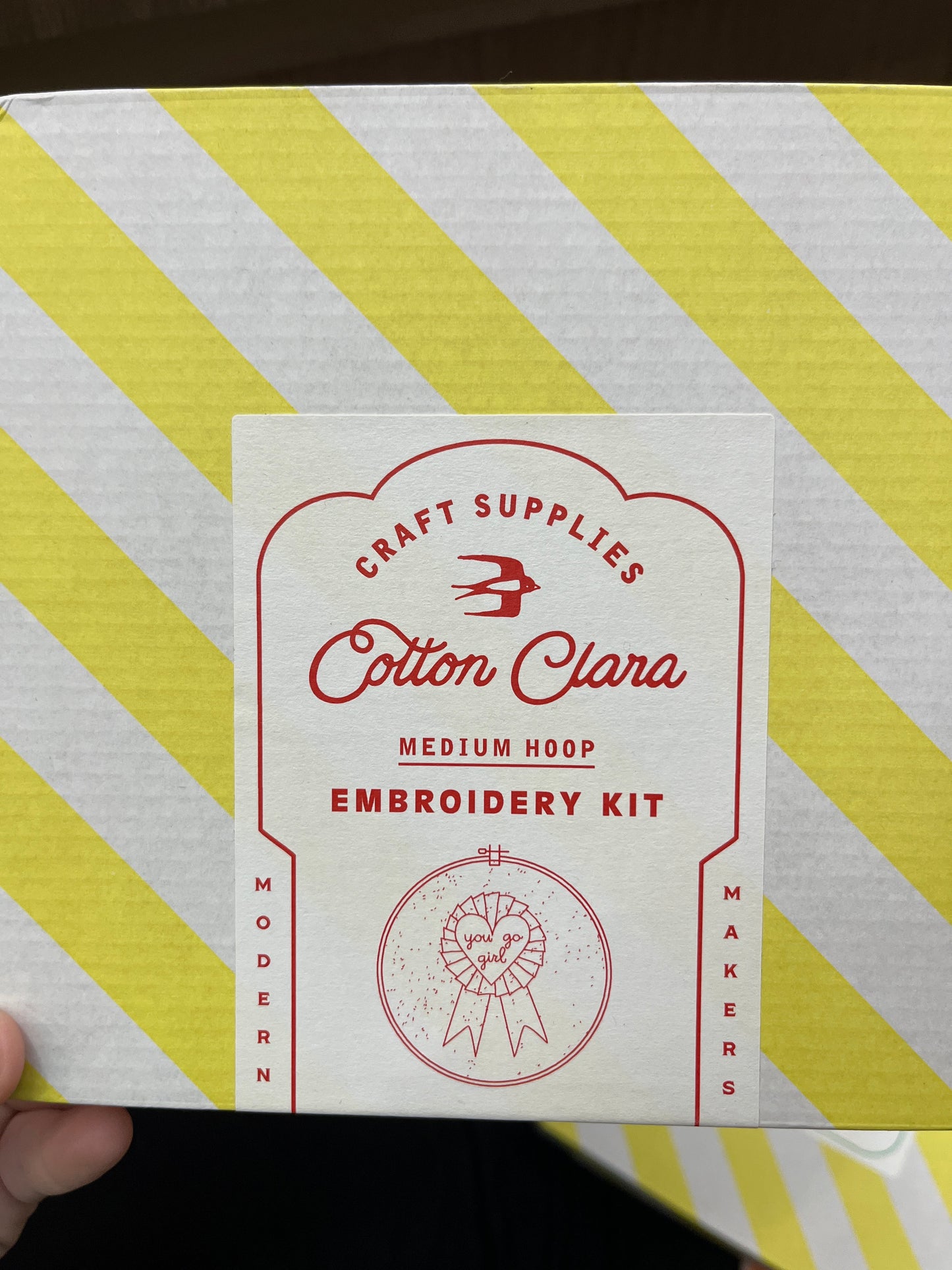 EMBROIDERY HOOP KIT - YOU GO GIRL - Pharm Favorites by Economy Pharmacy