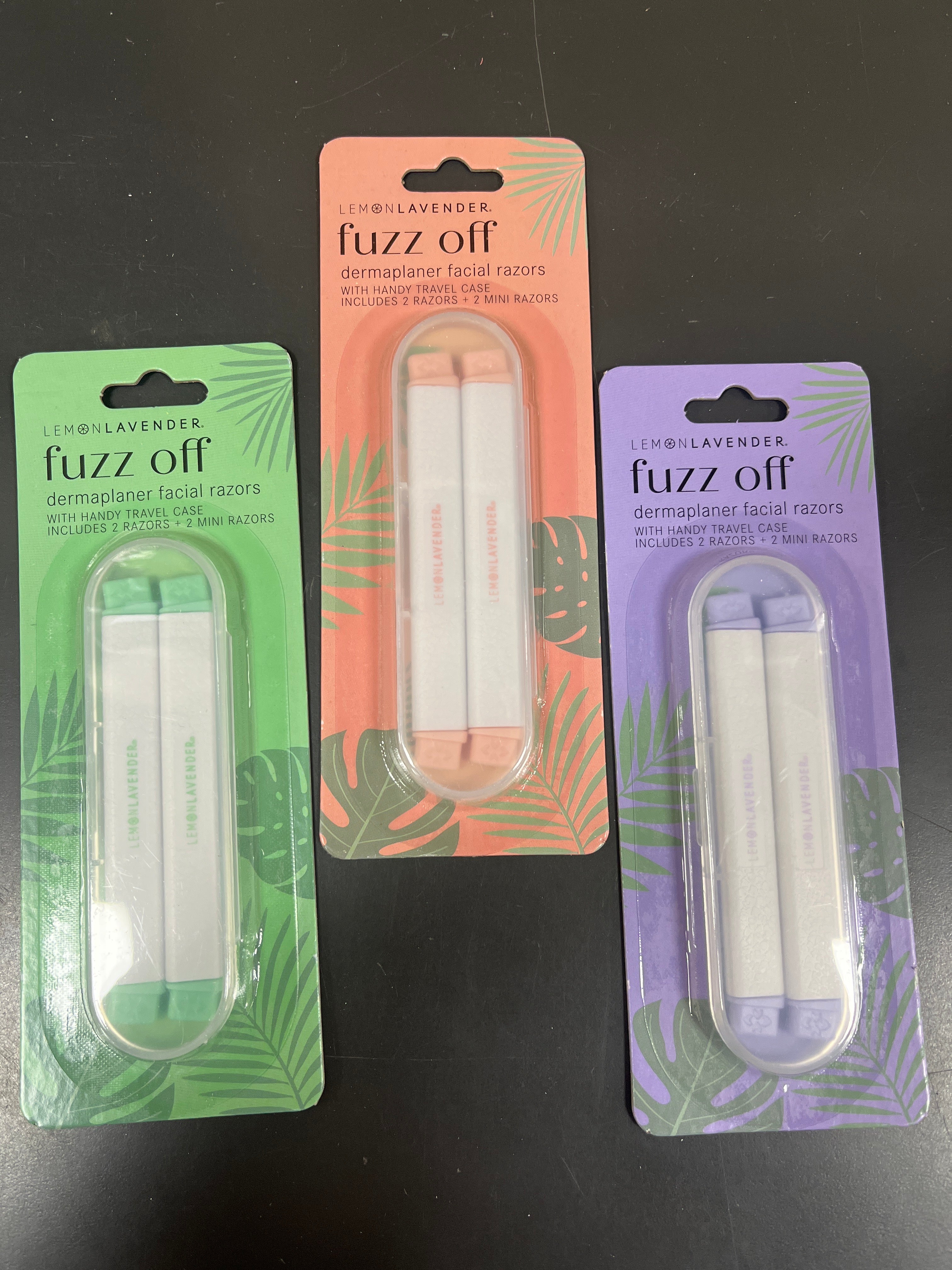 LEMON LAVENDER FUZZ OFF DERMAPLANER FACIAL RAZOR