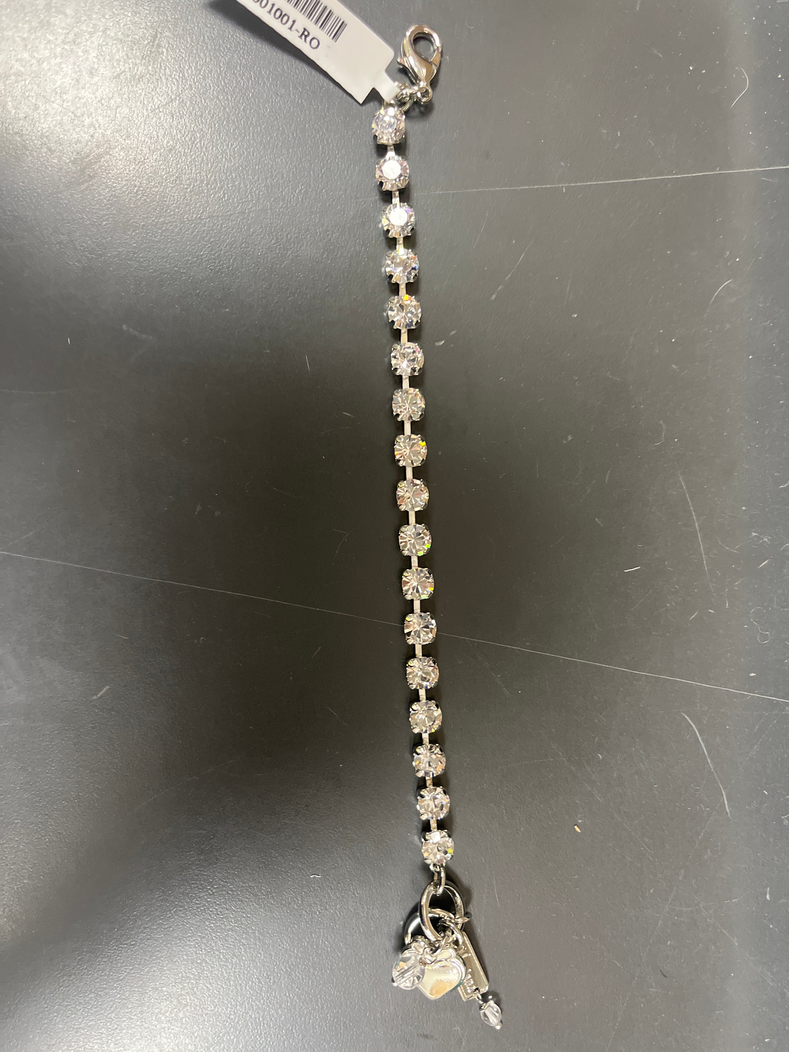 MARIANA - BRACELET - SILVER - CLEAR STONES