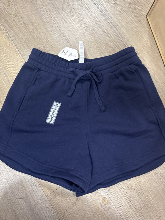 FRENCH TERRY TULIP SHORTS - NAVY