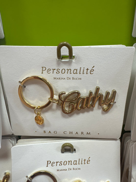 BAG CHARM KEYCHAIN - CATHY