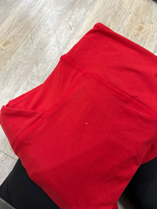 BUTTER LEGGINGS W/POCKETS - TRUE RED