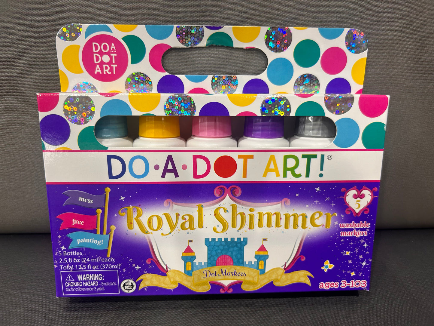 ROYAL SHIMMER DOT MARKERS - 5PK