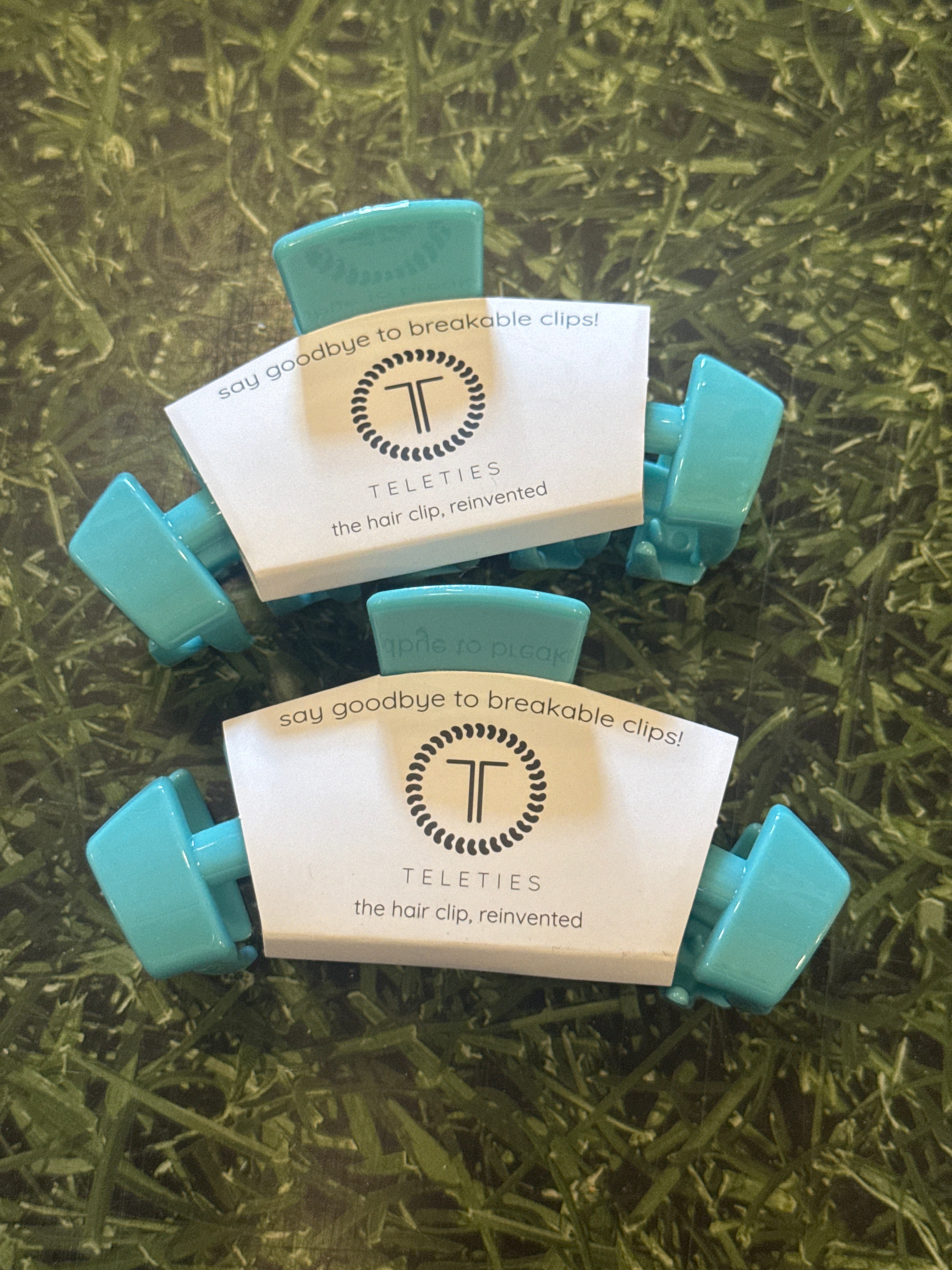 TELETIES HAIR CLIP - LARGE - BABY BLUE