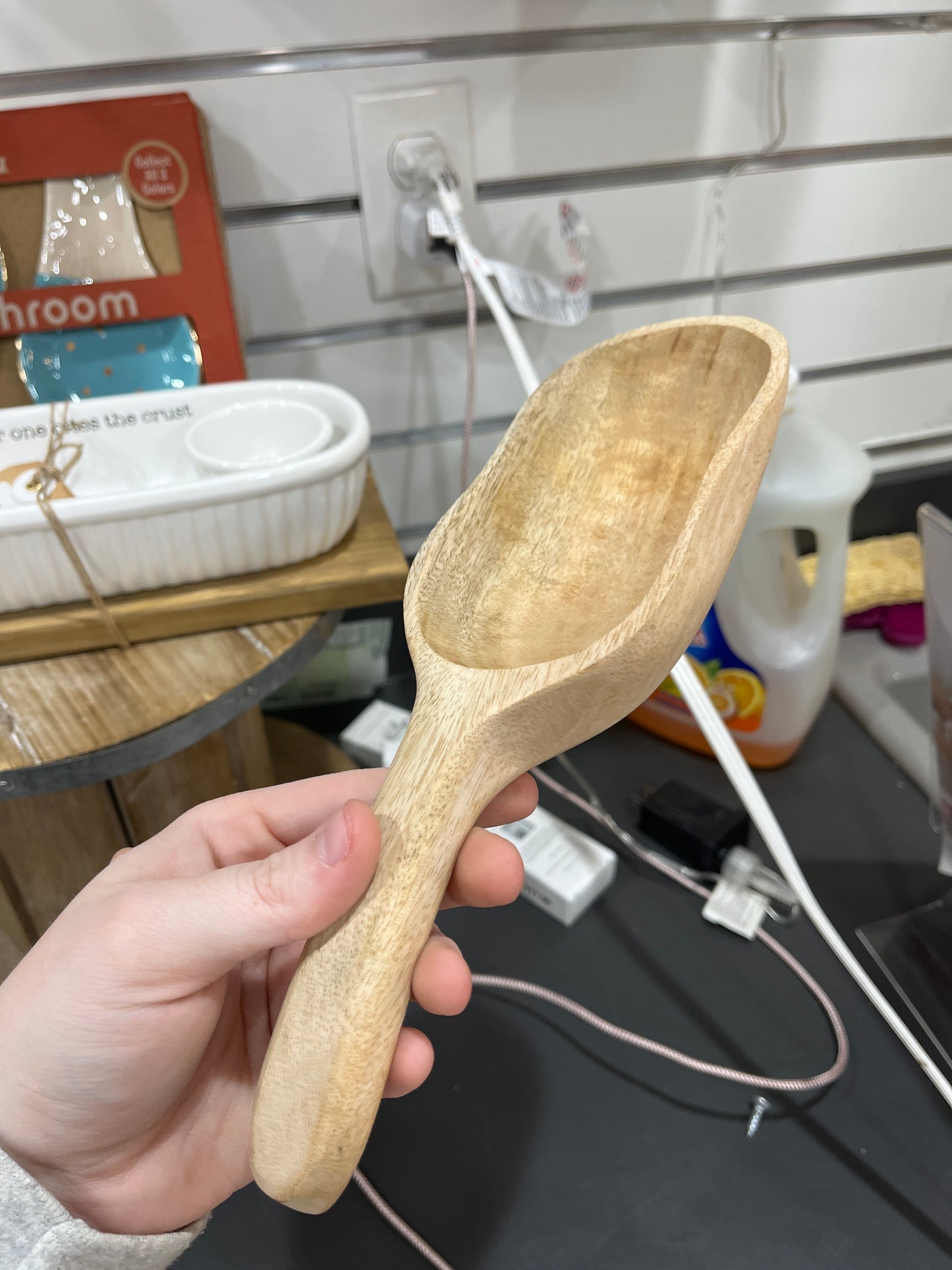 9" MANGO WOOD SCOOP