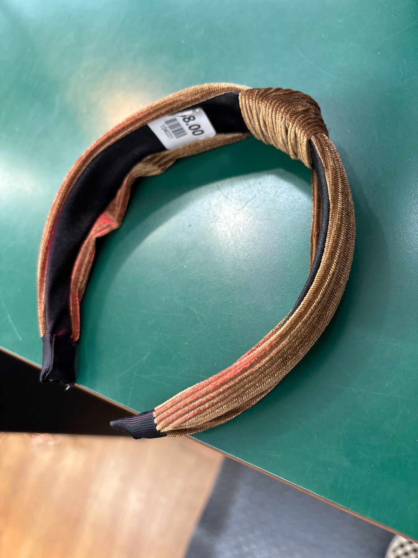 KNOTTED RIBBED HEADBAND