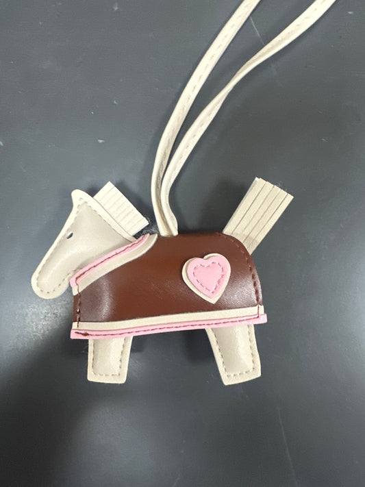 VEGAN LEATHER HORSE PURSE CHARM