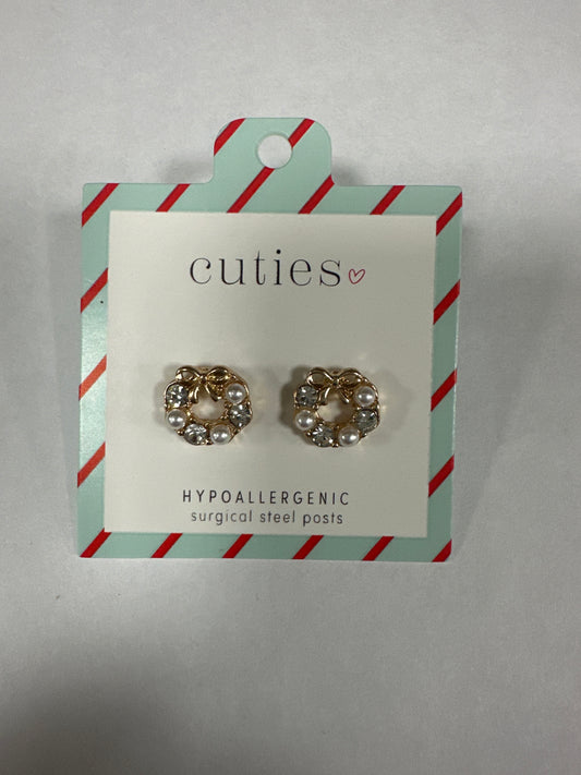 CRYSTAL & PEARL EARRINGS