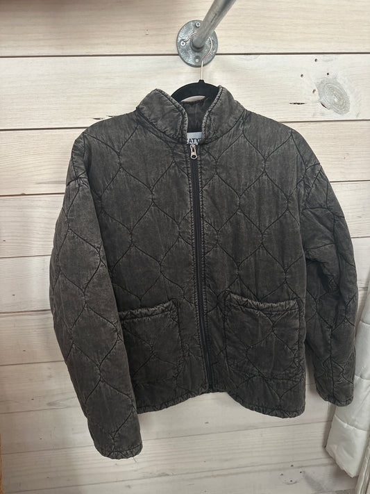 QUILTED JACKET - BLACK