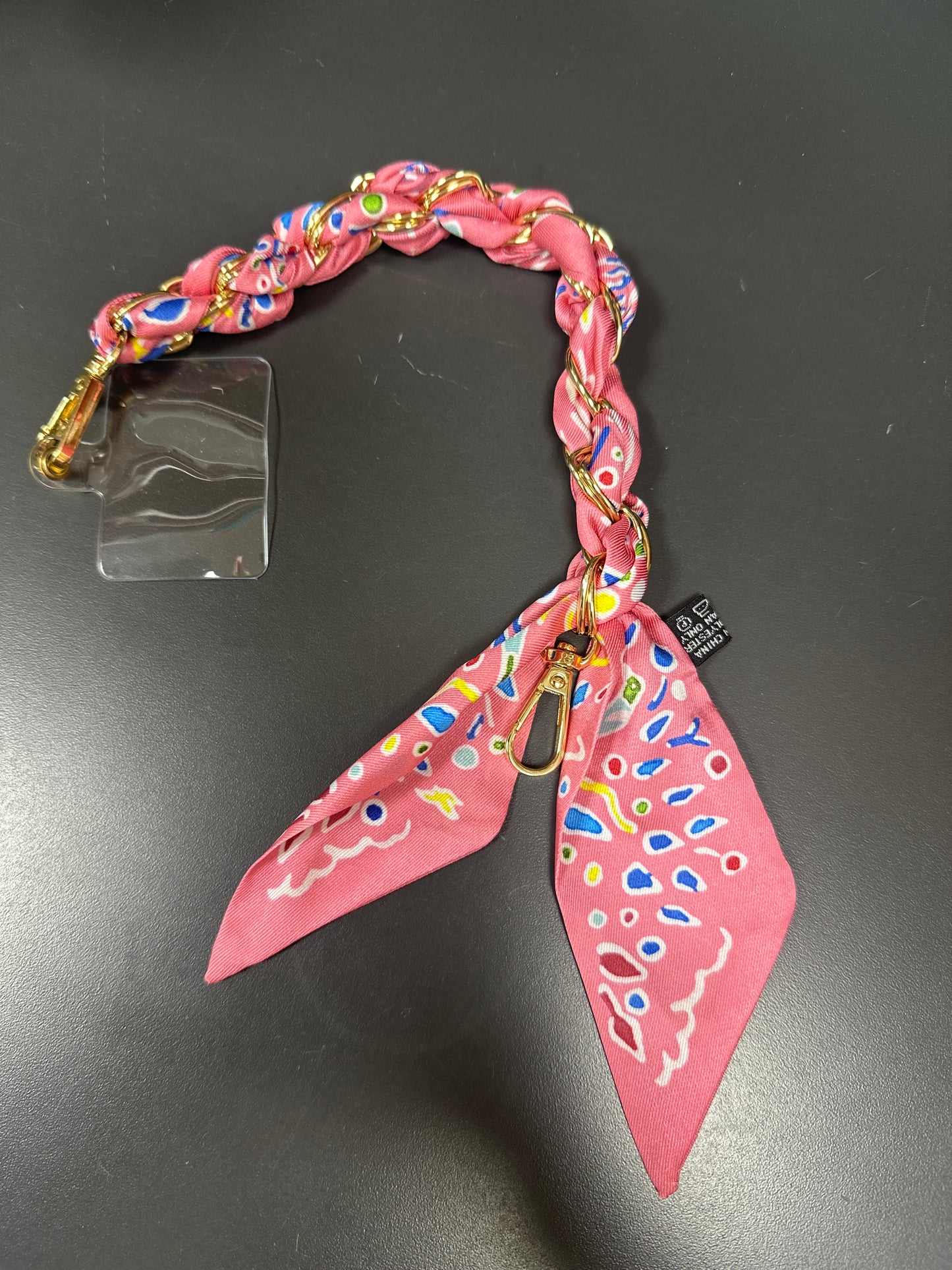 PURSE CHAIN W/SCARF