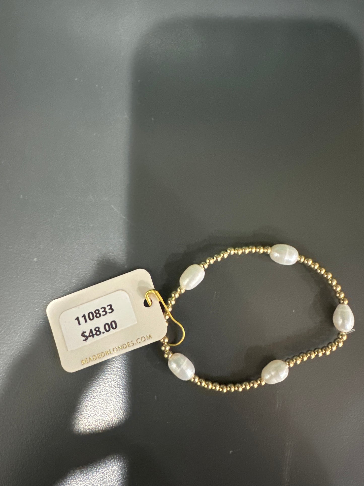 POPPI BRACELET - GOLD & PEARL