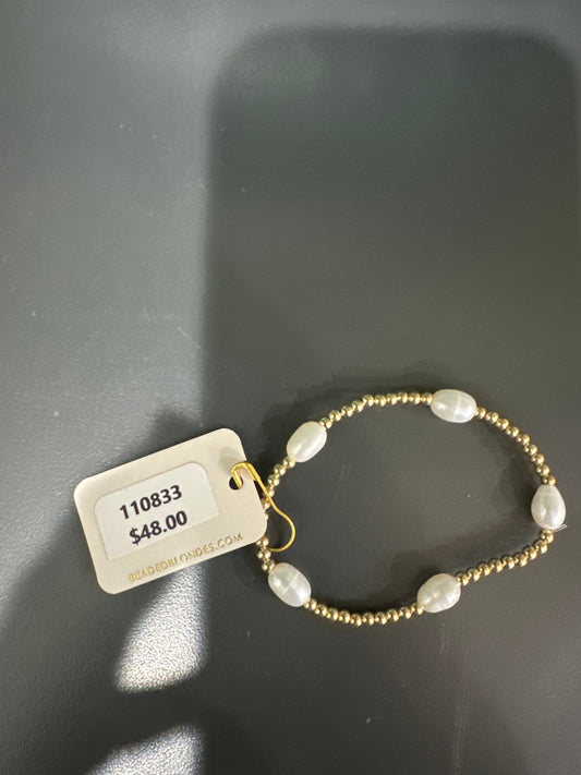 POPPI BRACELET - GOLD & PEARL