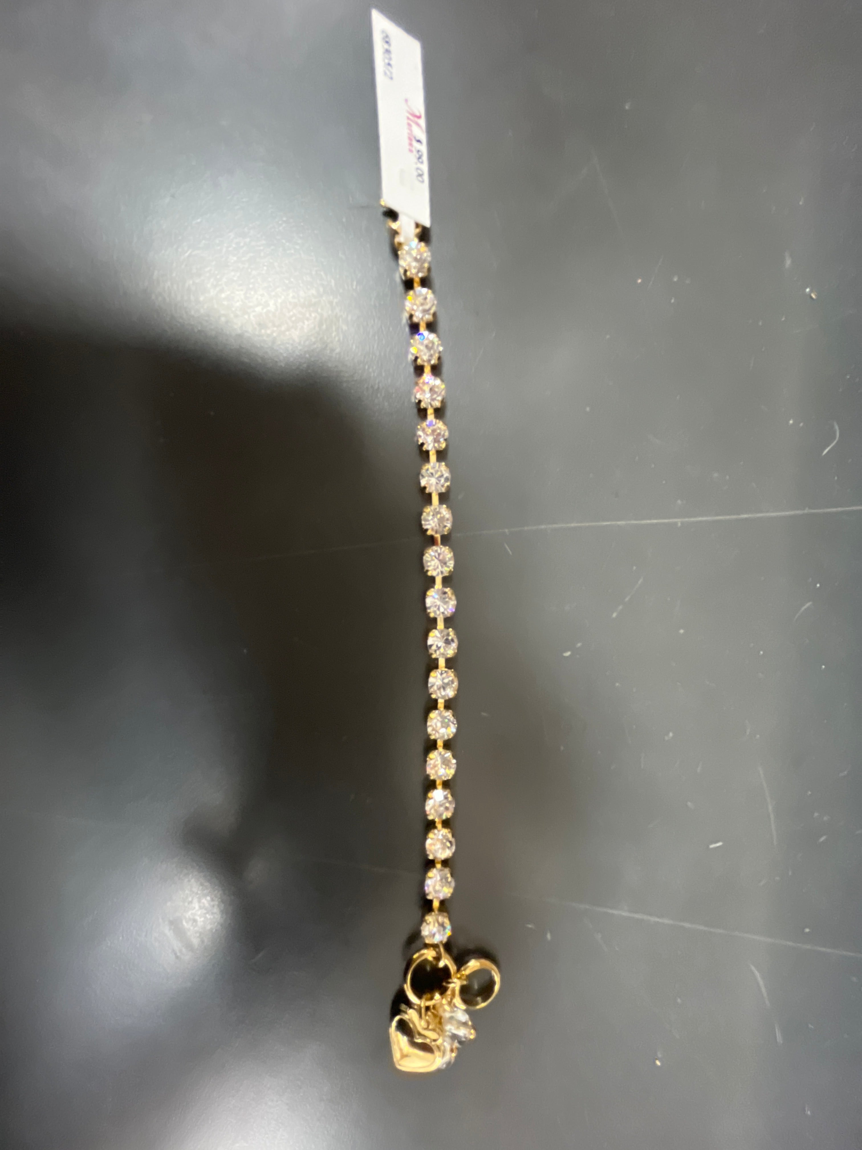 MARIANA - BRACELET - GOLD - CLEAR STONES