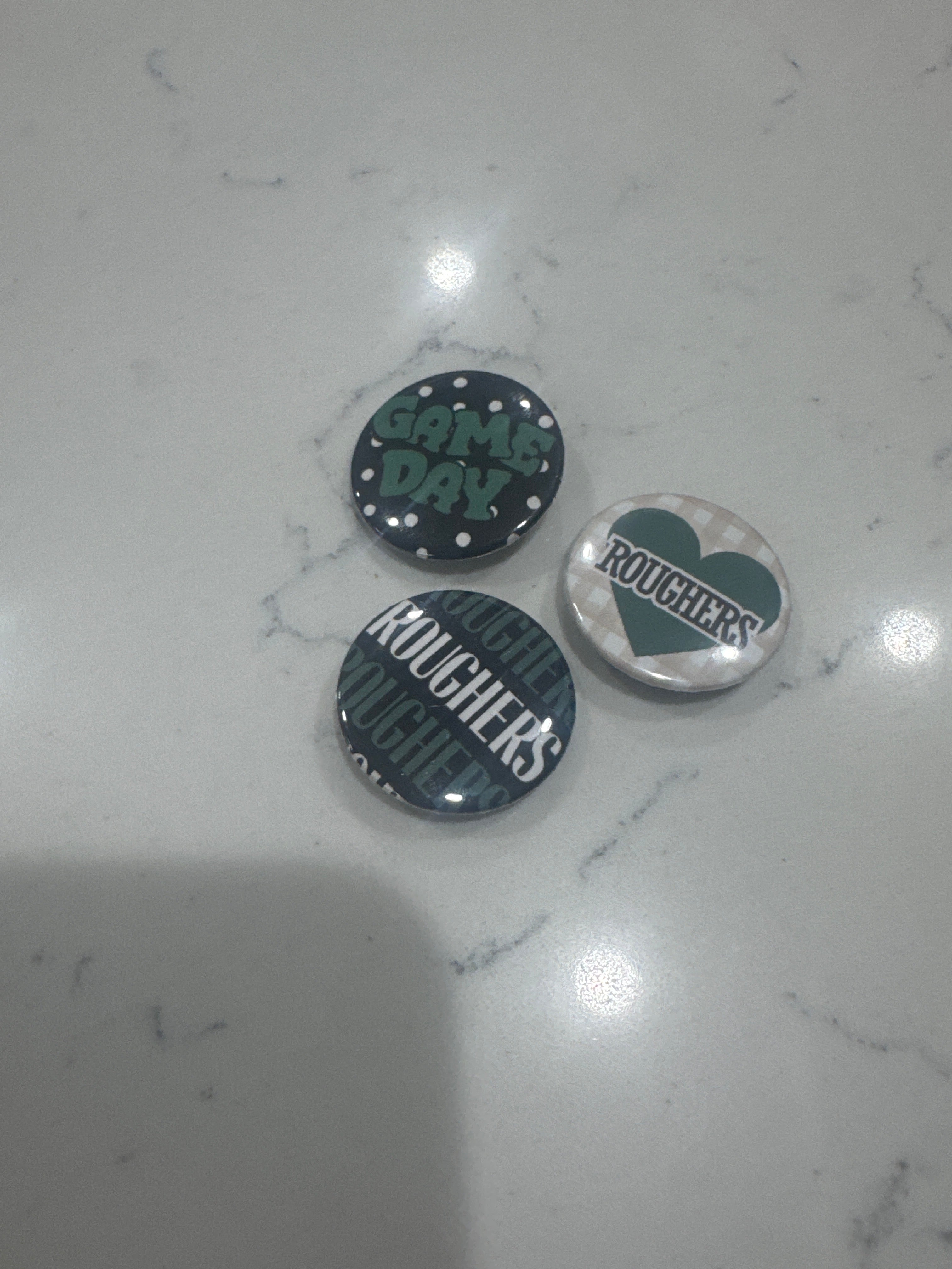 ROUGHERS PIN BUTTON - SMALL