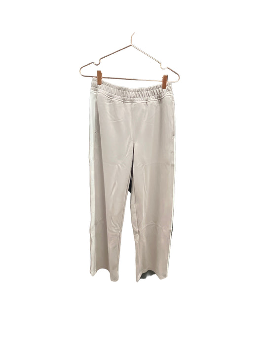 MOCHA CREAM W/CREAM CONTRAST TRIM PANTS - M
