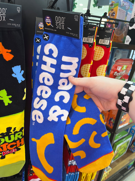 SOCKS - KRAFT MAC & CHEESE SPLIT