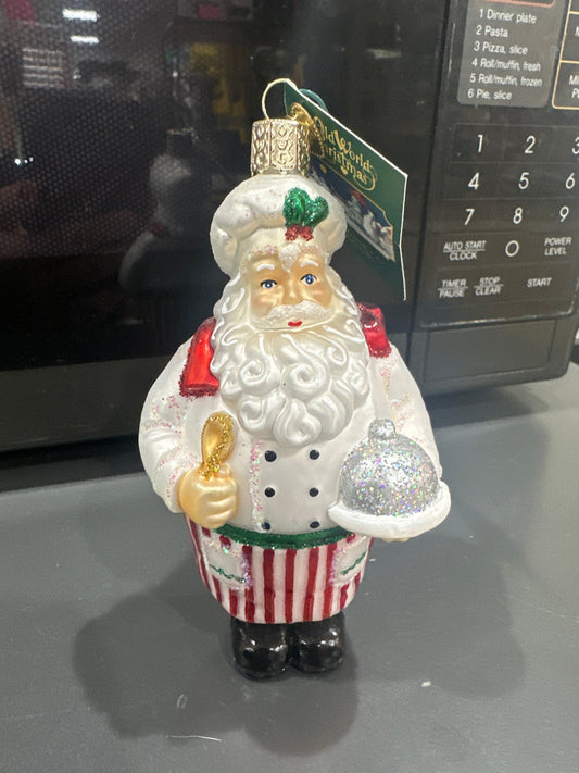 CHRISTMAS ORNAMENT - CHEF SANTA