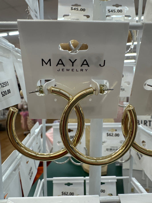 GOLD HOOPS - MEDIUM