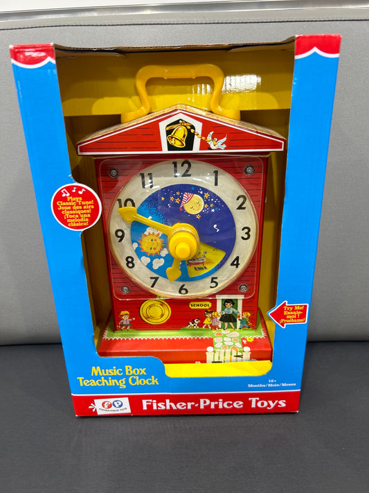 FISHER PRICE MUSIC BOX TEACHING CLOCK - Pharm Favorites by Economy Pharmacy