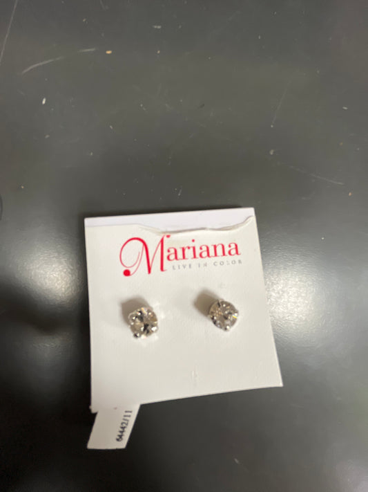 MARIANA - EARRINGS - MEDIUM STUD CLEAR
