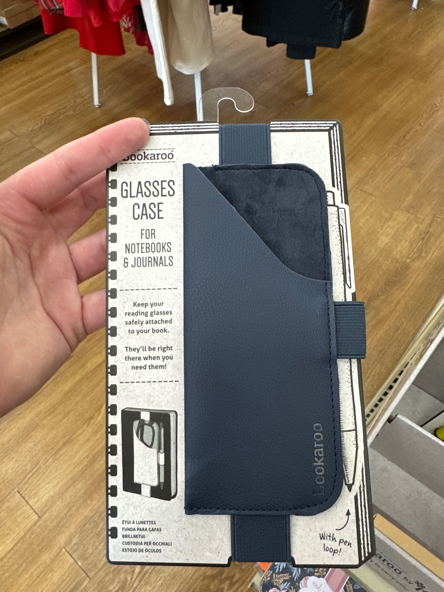 BOOKAROO GLASSES CASE - NAVY