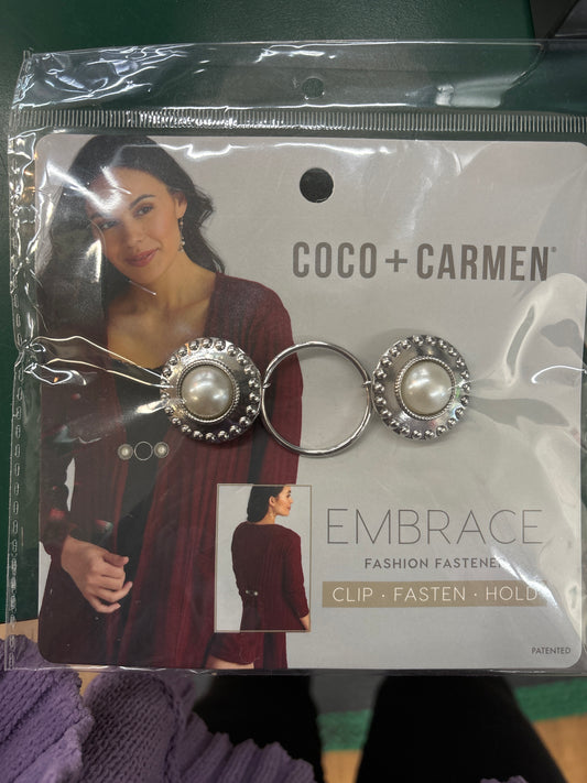 EMBRACE FASHION FASTENER - PEARL SHIELD