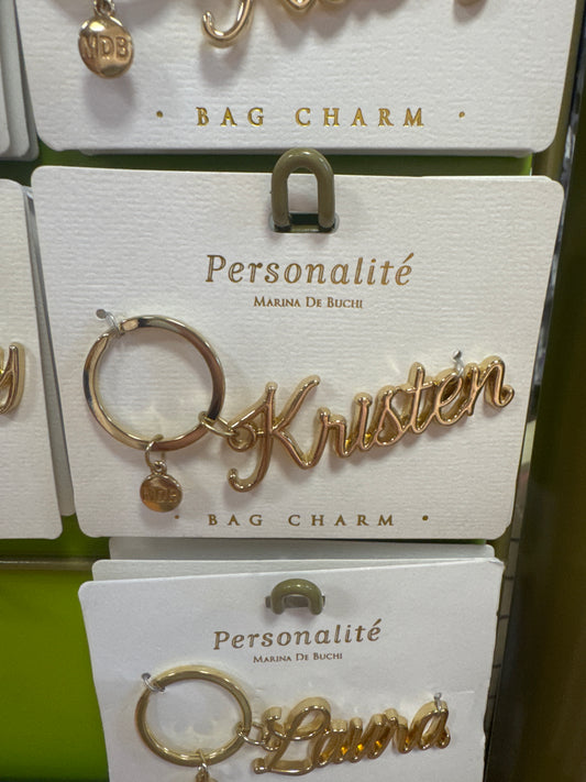 BAG CHARM KEYCHAIN - KRISTEN