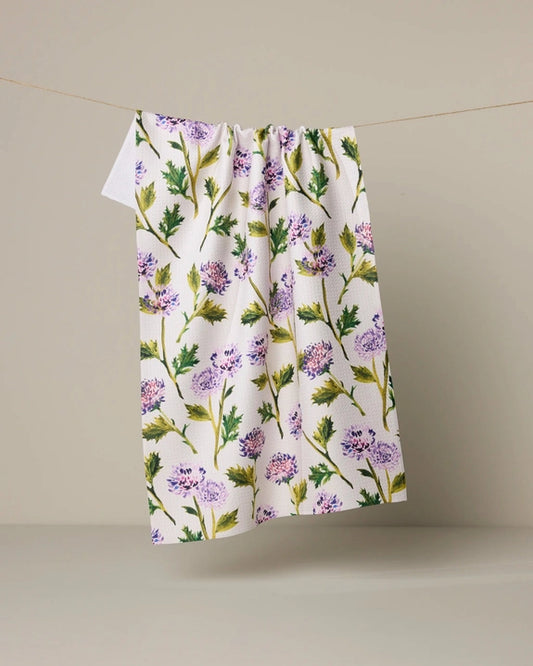 GEOMETRY TEA TOWEL - FLORALS